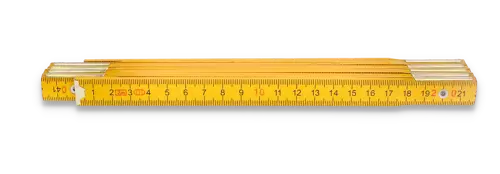 Drevený skladací meter 2m